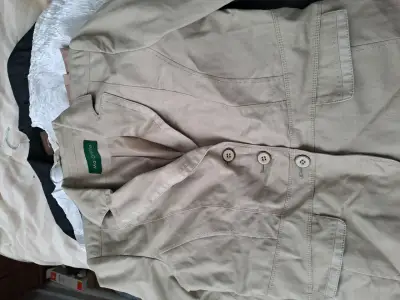 Blazer beige para mujer Ma Griffe - miniatura 2