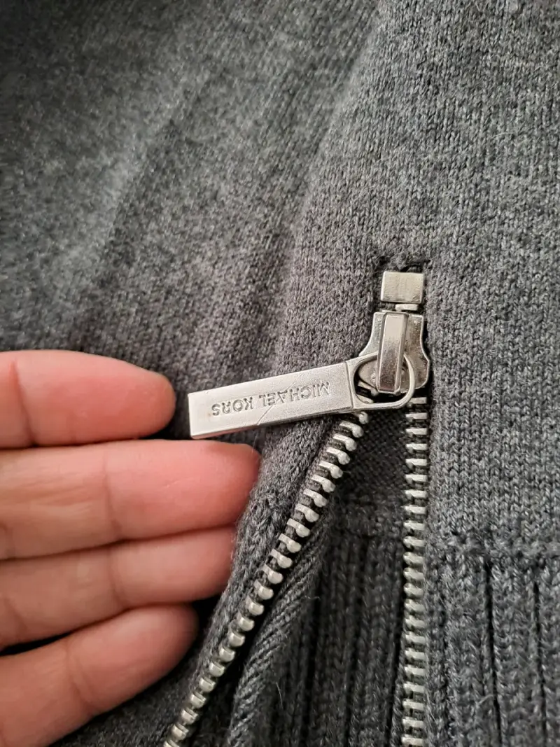 Vestido de punto gris Michael Kors con cierre - 3