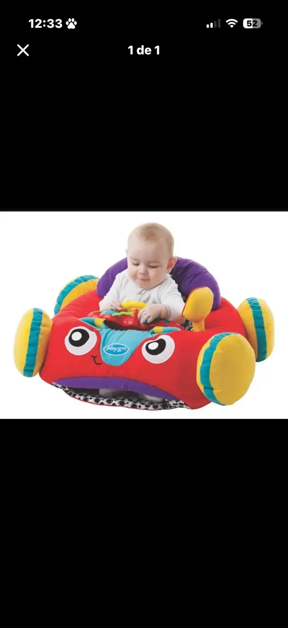 Asiento de juego para bebé Playgro colorido