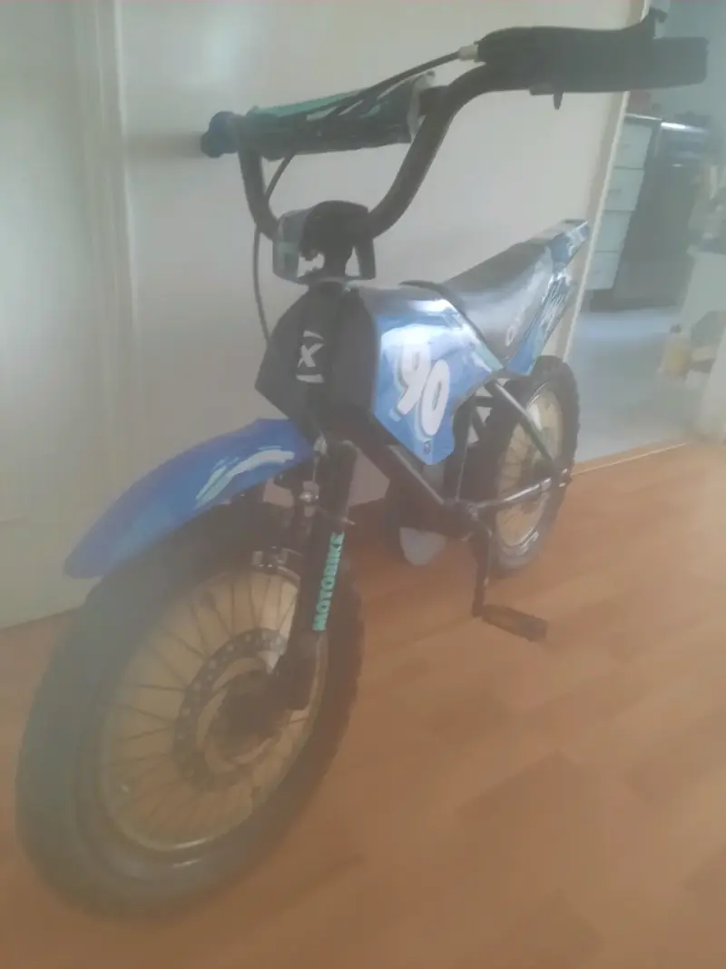 Bicicleta infantil Oxford azul con diseño deportivo - 2