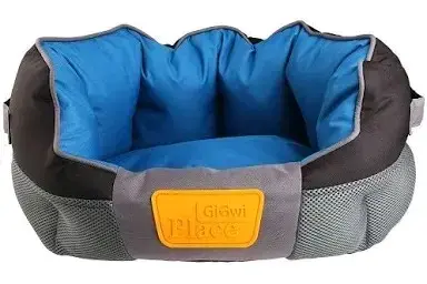 Cama para mascotas GiGwi Place azul y gris