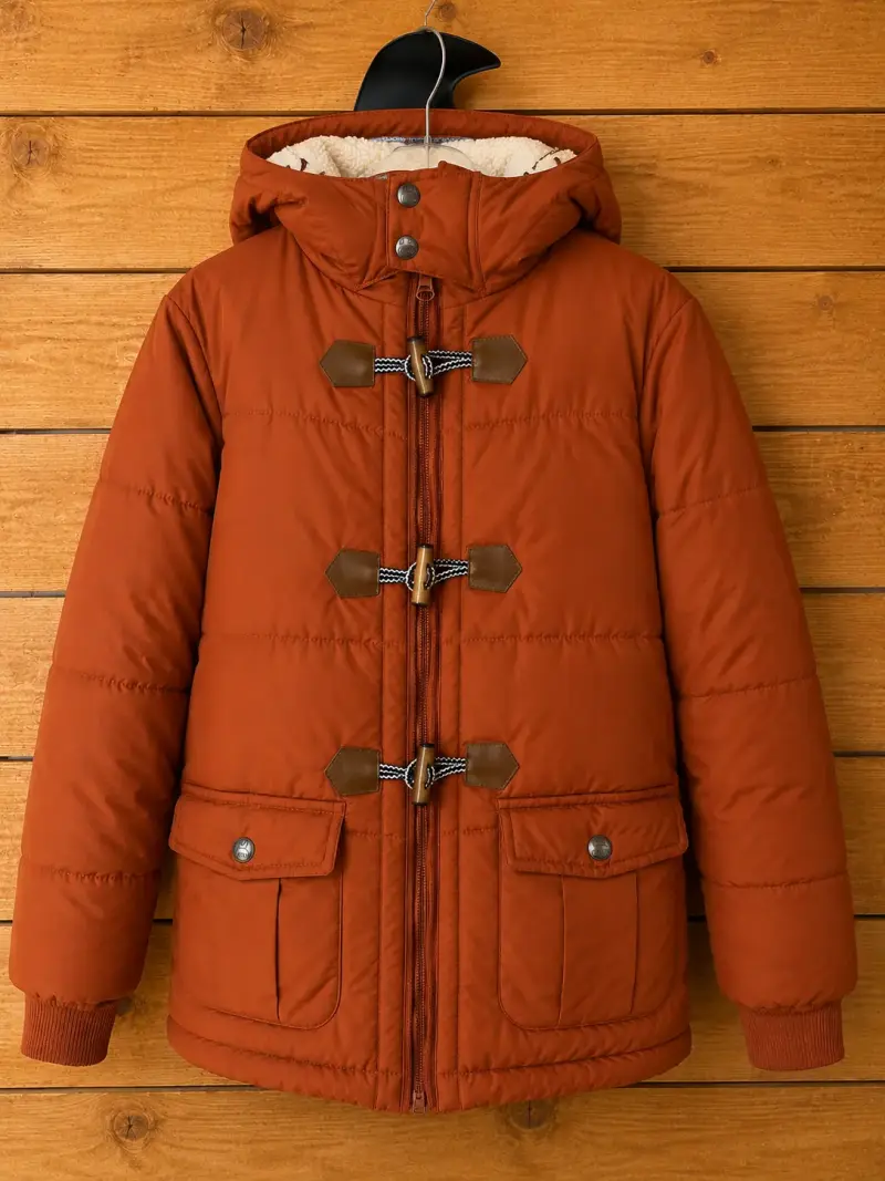 Abrigo de invierno con capucha