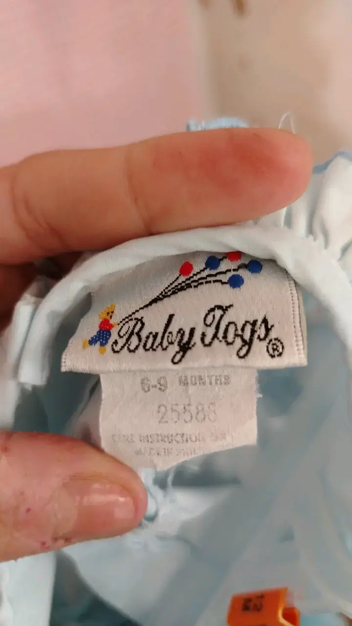 Vestido celeste para bebé Baby Togs 6-9 meses - 2