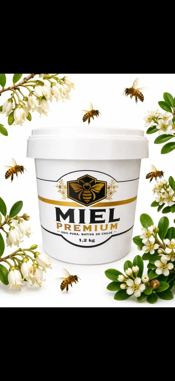 Miel Premium 100% Pura de Chiloé 1.2 kg