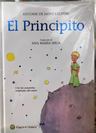 Libro El Principito con acuarelas originales - miniatura 1
