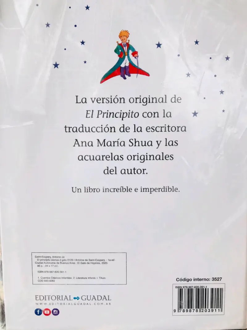 Libro El Principito con acuarelas originales - 2