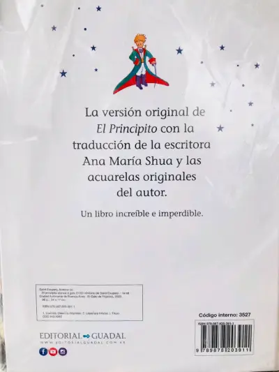Libro El Principito con acuarelas originales - miniatura 2