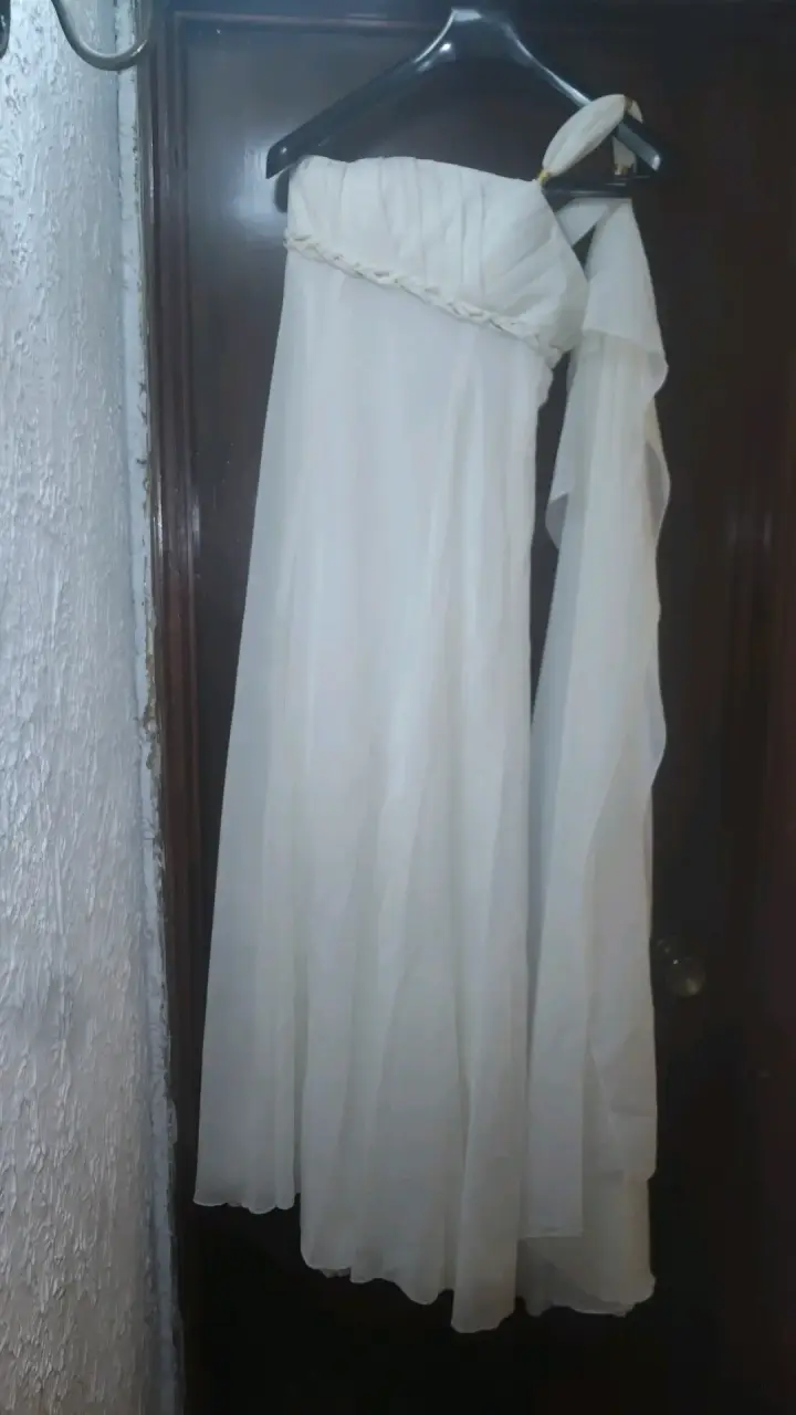Vestido de novia blanco elegante - 4