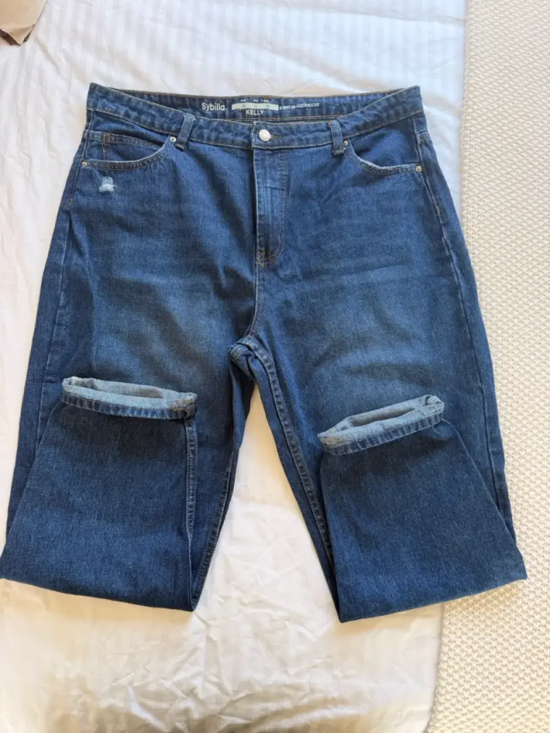 Jeans azul mujer