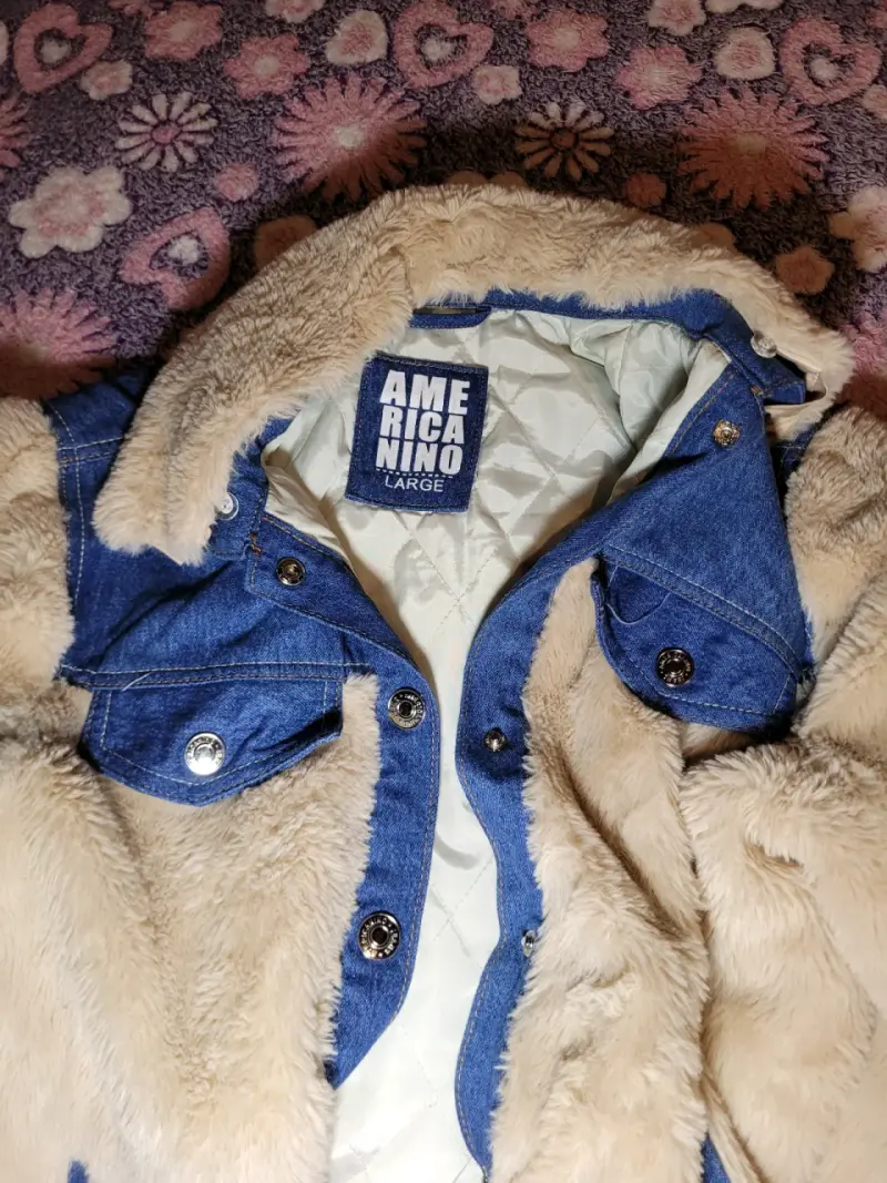 Chaqueta Americano  de mezclilla y peluche