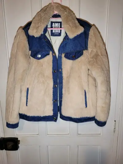 Chaqueta Americano  de mezclilla y peluche - miniatura 3