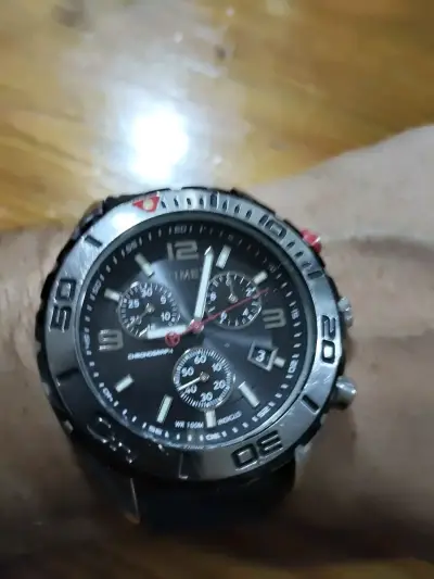 Reloj Timex Cronógrafo Negro Deportivo - miniatura 3