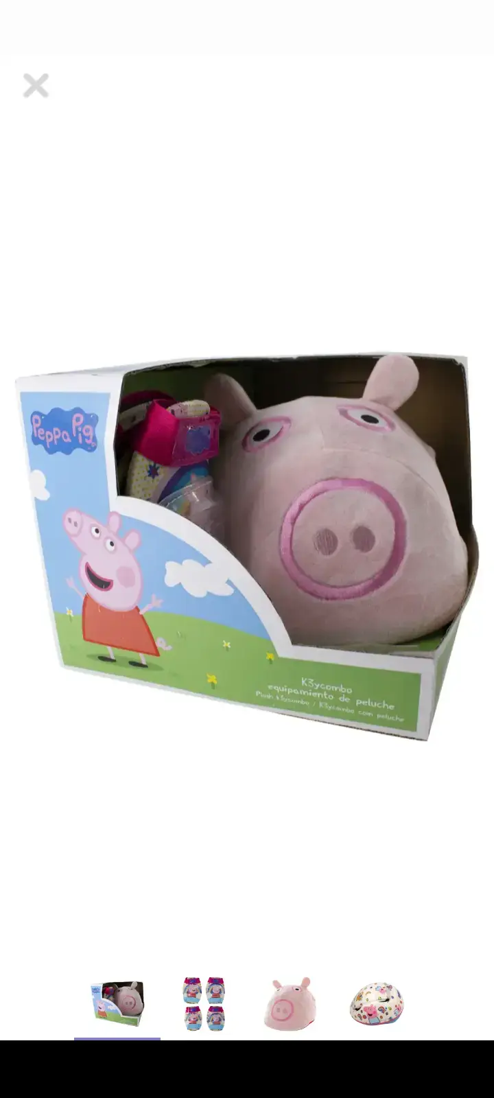 Set de protección infantil con casco y rodilleras