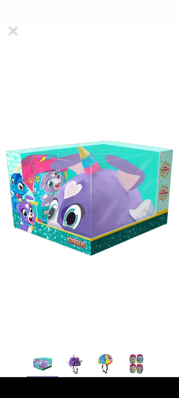 Set de protección infantil con casco y rodilleras - 5