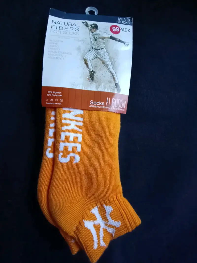 Dos Pack de calcetines Yankees de algodón