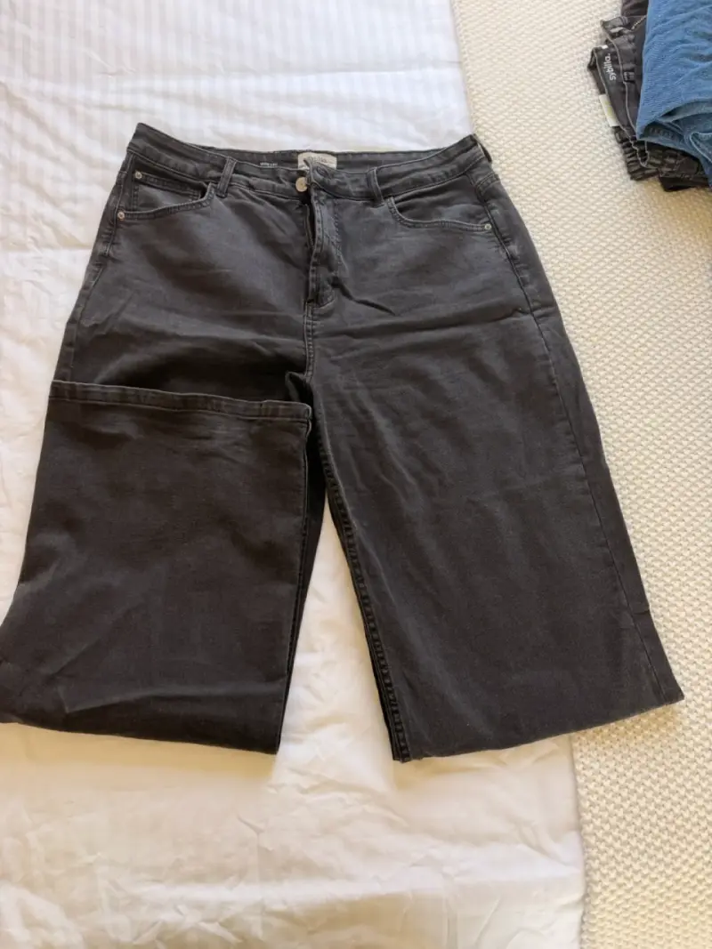 Pantalones de mezclilla rectos