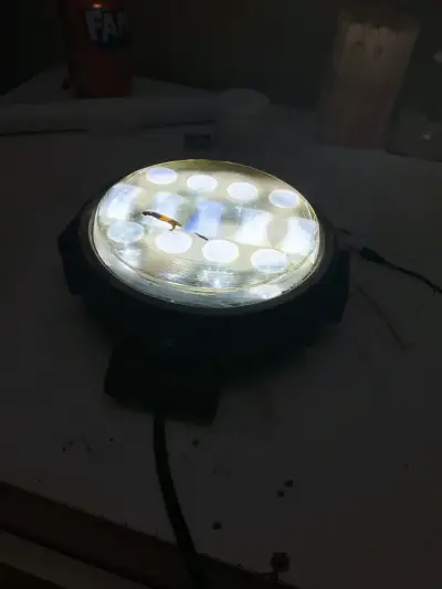 Foco LED redondo 12 volt para vehiculos o casa - miniatura 3