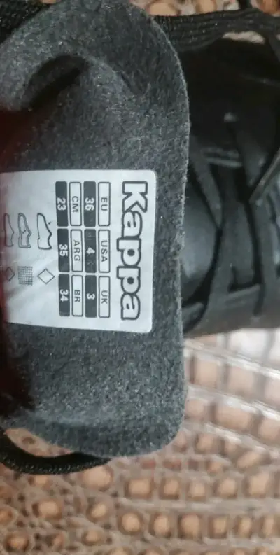 Zapatillas deportivas Kappa negras con suela verde - miniatura 5