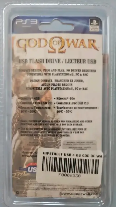 Pendrive USB 4GB God of War Hipstreet - miniatura 4