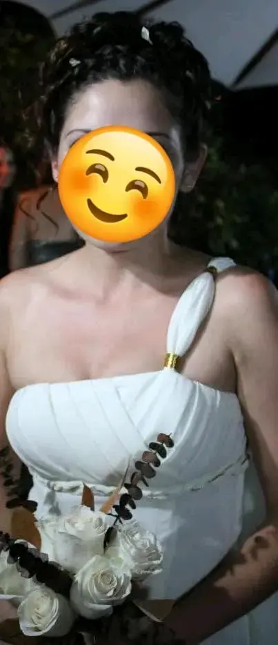 Vestido de novia blanco elegante - 5