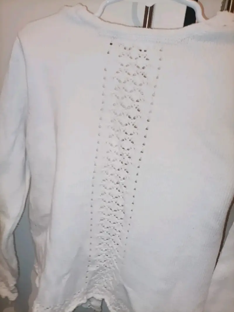 Chaleco Blanco de Encaje para niña Opaline