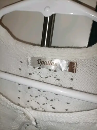 Chaleco Blanco de Encaje para niña Opaline - miniatura 2
