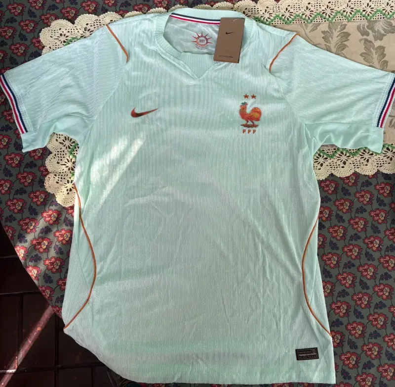 Camiseta Nike Francia Dembele 7 Verde Claro