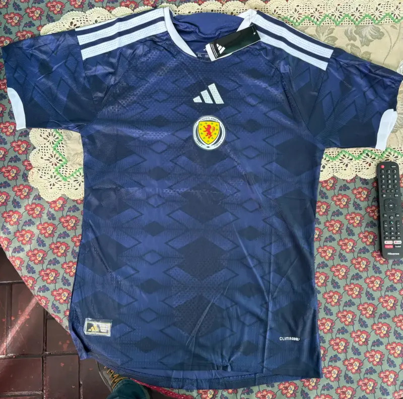 Camiseta de fútbol Escocia Adidas azul