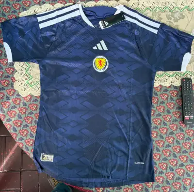 Camiseta de fútbol Escocia Adidas azul - miniatura 1