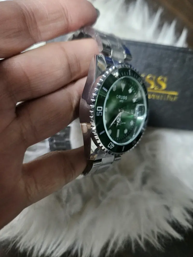 Reloj Orus 1853 Verde Acero Inoxidable - 2