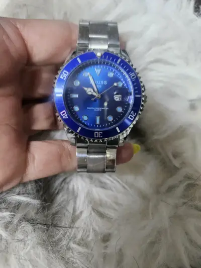 Reloj de pulsera Oruss azul con bisel deportivo - miniatura 2