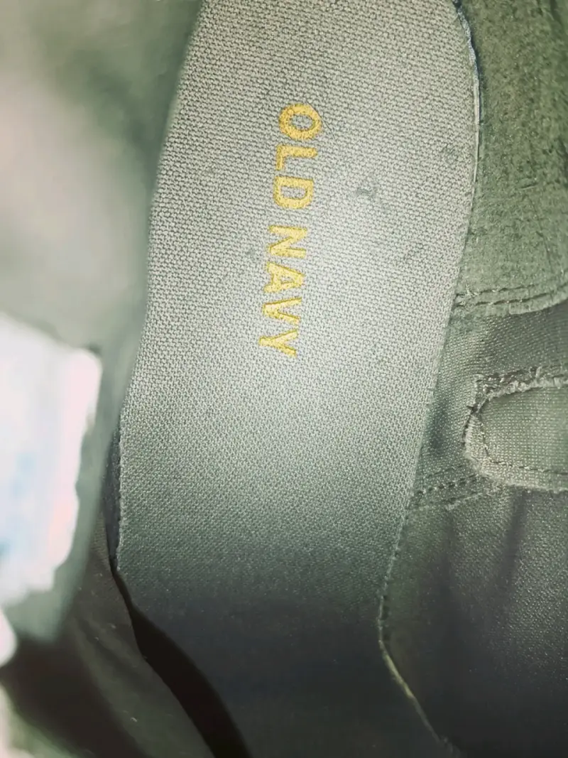 Botines de gamuza beige Old Navy con tacón alto - 6