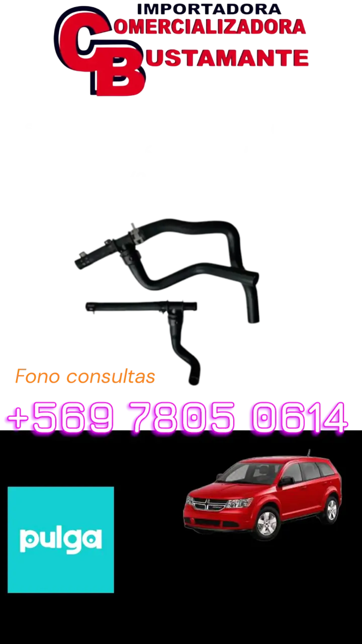 Manguera de calefacción para Dodge Journey