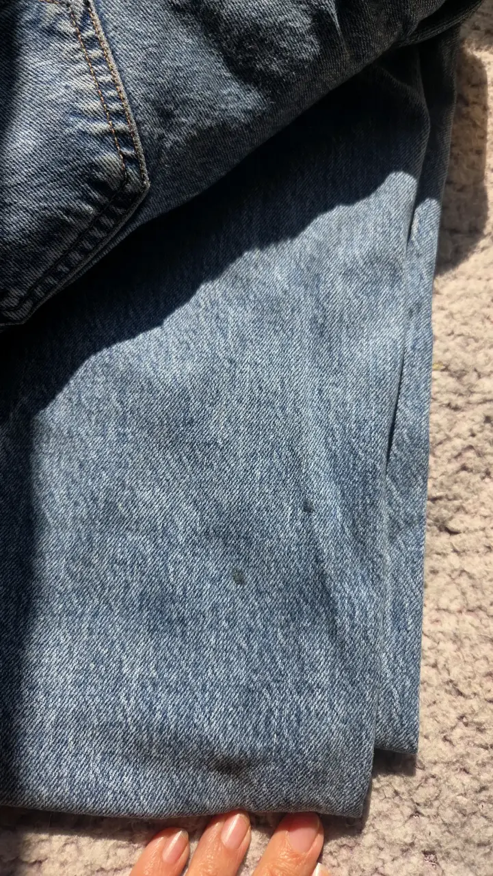 Jeans de mezclilla azul Zara para mujer - 4