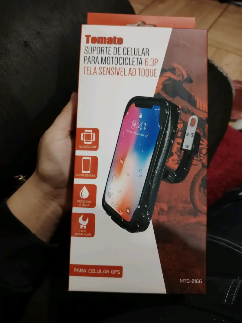 Soporte de Celular para Moto Tomate 6.3P