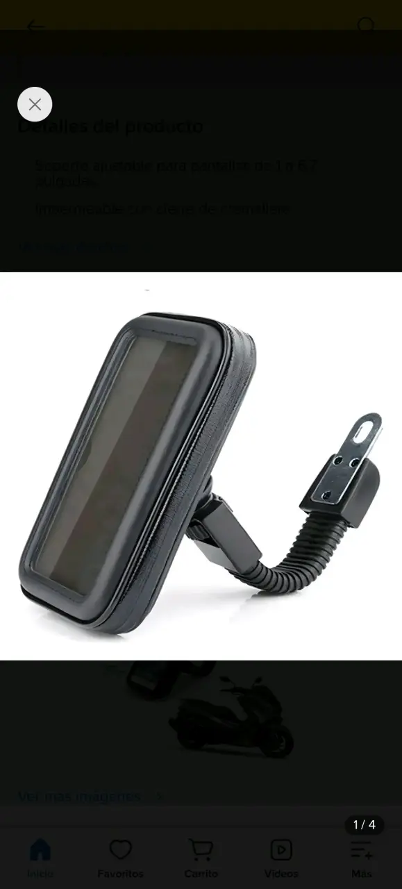 Soporte de Celular para Moto Tomate 6.3P - 2