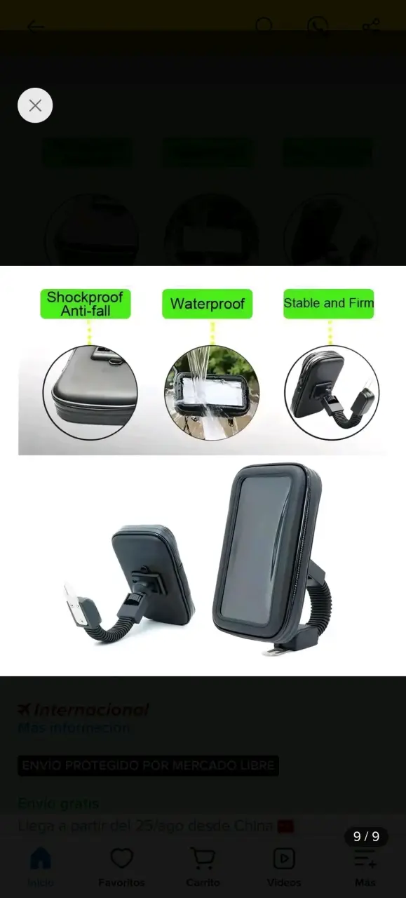Soporte de Celular para Moto Tomate 6.3P - 4