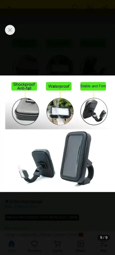 Soporte de Celular para Moto Tomate 6.3P - miniatura 4