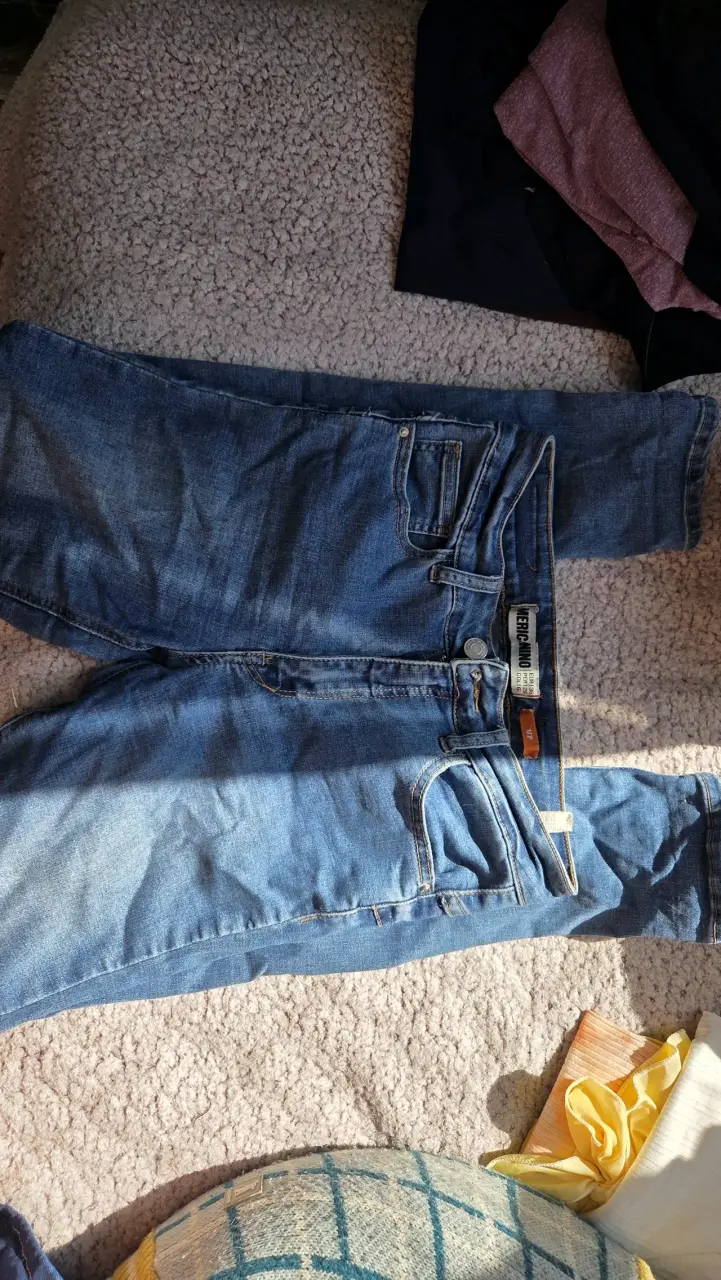 Jeans azul para mujer marca Americano - 2