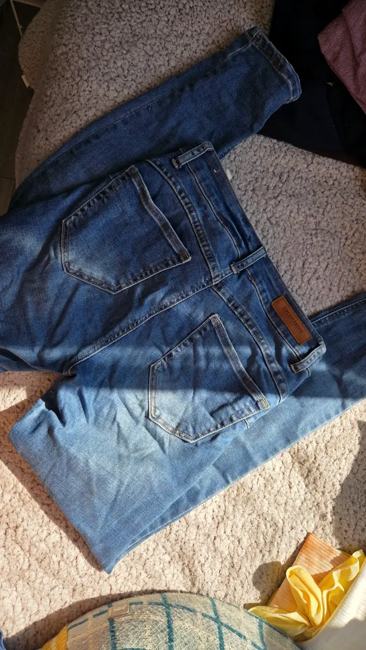 Jeans azul para mujer marca Americano - 3
