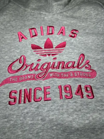 Polerón Adidas Originals Gris Mujer - miniatura 2