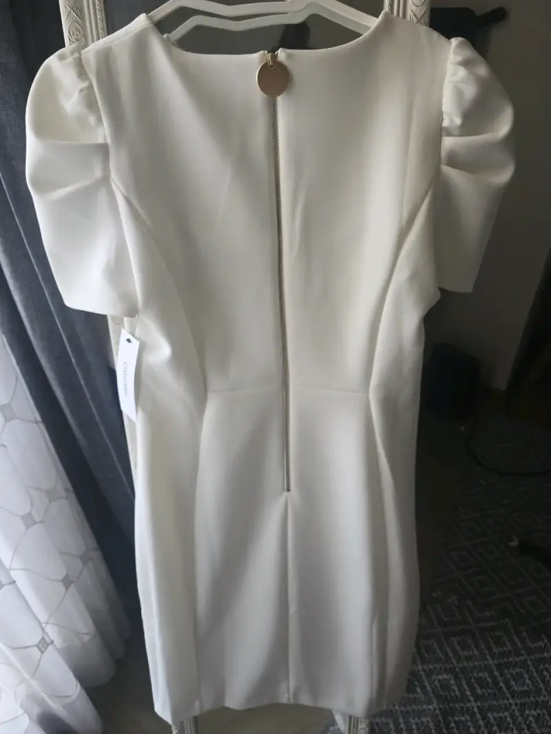 Vestido novia civil Calvin Klein - 2
