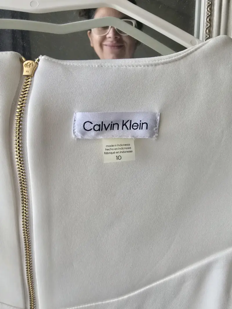 Vestido novia civil Calvin Klein - 4