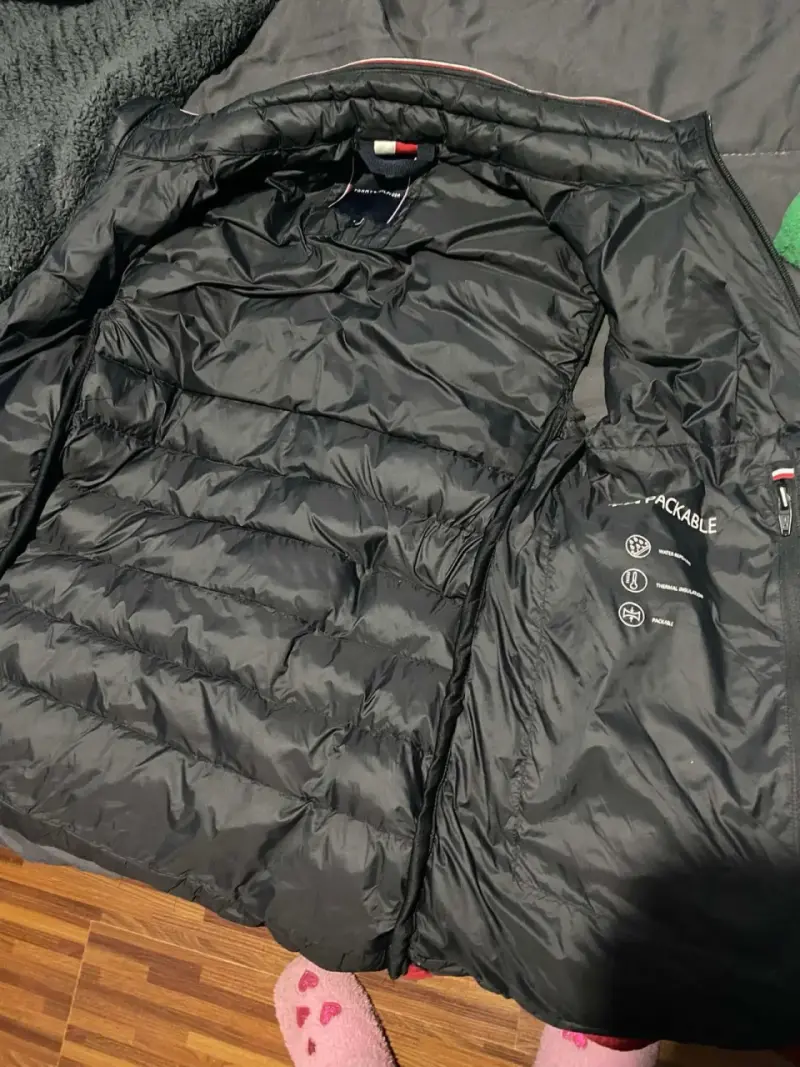 Chaleco Negro Tommy Hilfiger Acolchado - 3