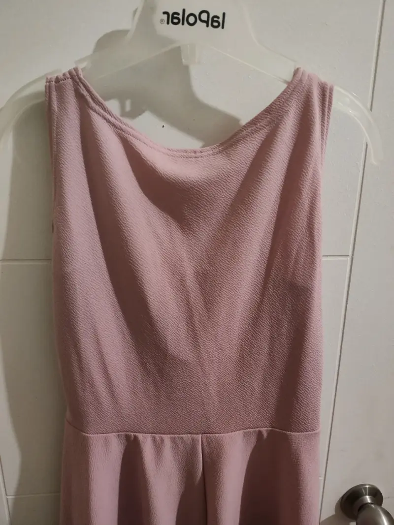 Vestido de lactancia rosa sin mangas - 2