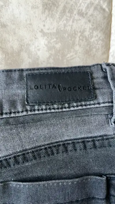 Pantalones de mezclilla grises Lolita Pocket - miniatura 4