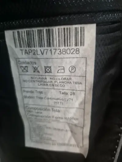 Traje formal gris oscuro Trial talla 28 - miniatura 2