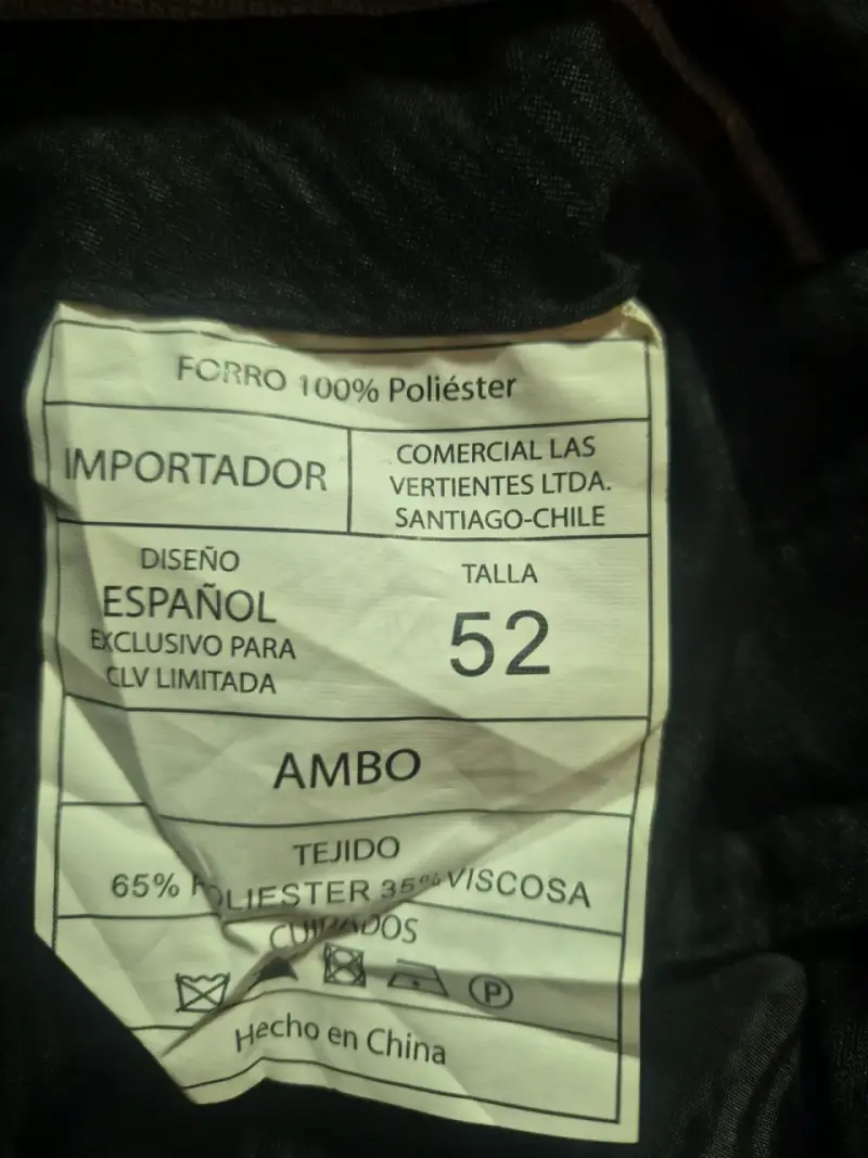Traje de terciopelo azul con solapa negra - 4