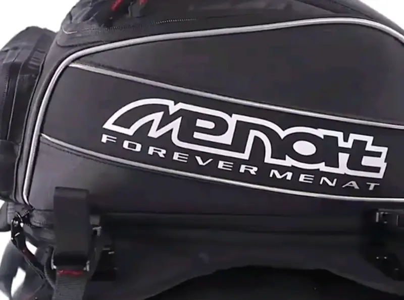 Mochila para motocicleta Menat negra