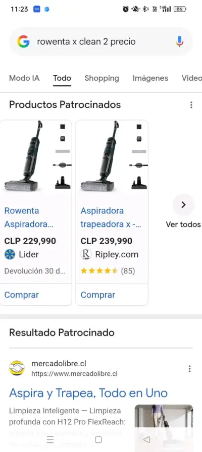 Aspiradora Rowenta X-Clean 2 sin cable - miniatura 2
